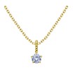 April Birthstone Silver Necklace SPE-5702